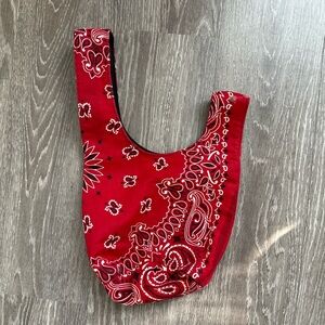 Yaito Red paisley bag
